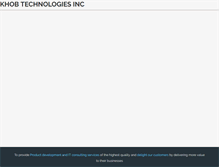 Tablet Screenshot of khobtech.com